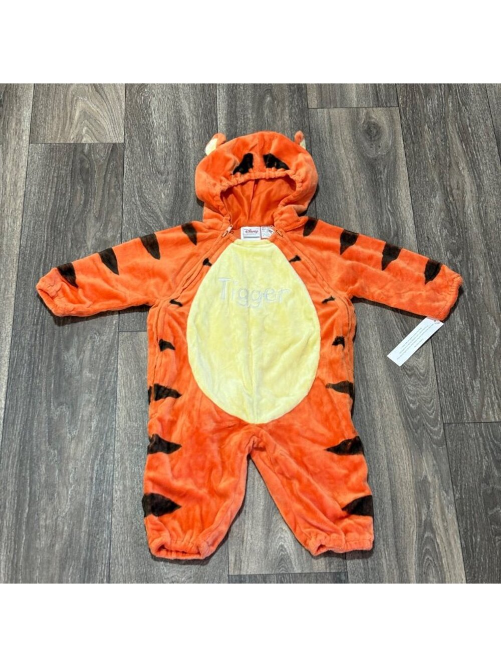 New Disney Baby Tigger Costume Hooded Fleece 6-12 Months Winnie the Pooh